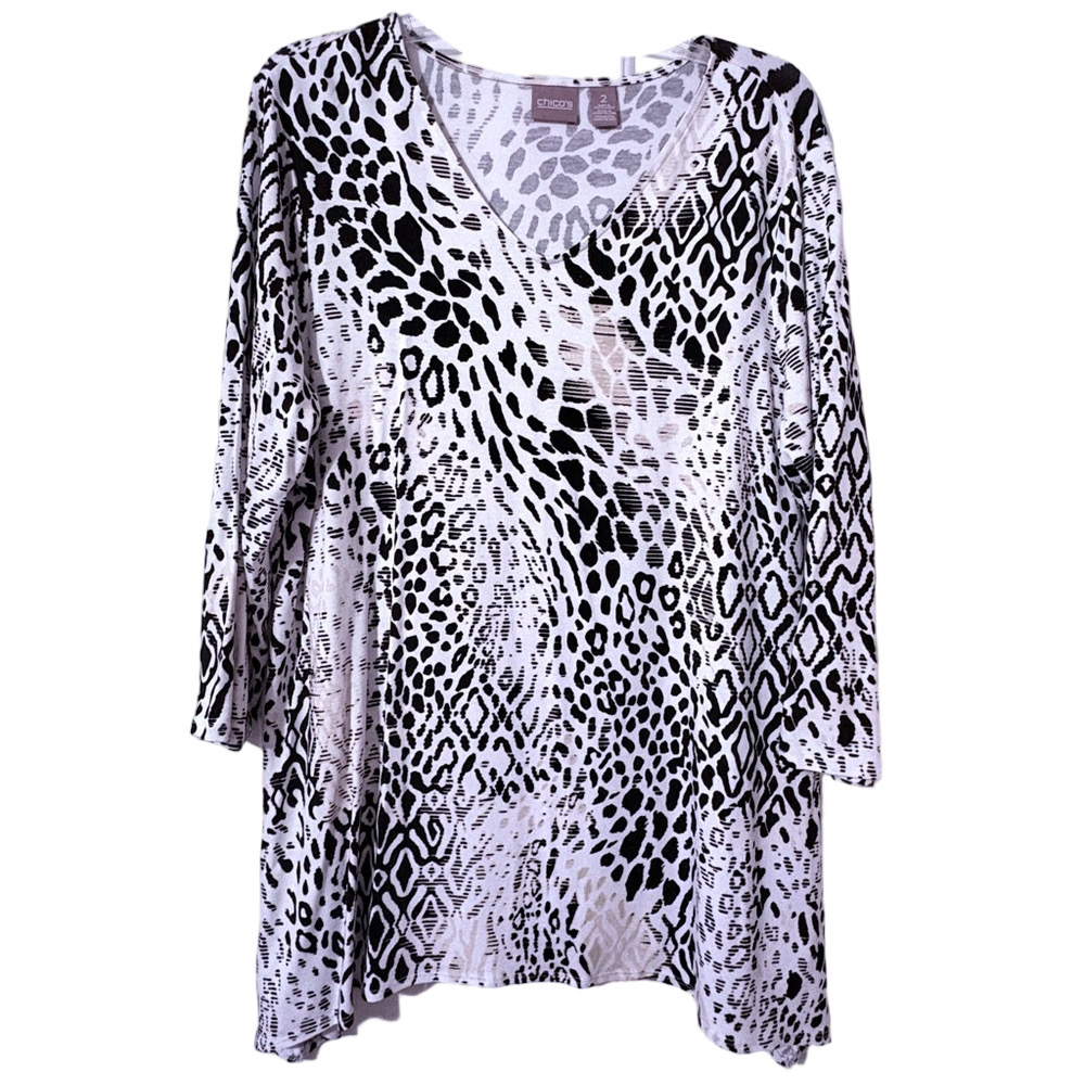 Chico's Animal Print Top